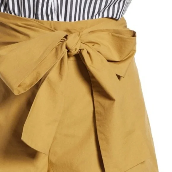 J. Crew women 16 cotton poplin tie waist shorts - Picture 3 of 4